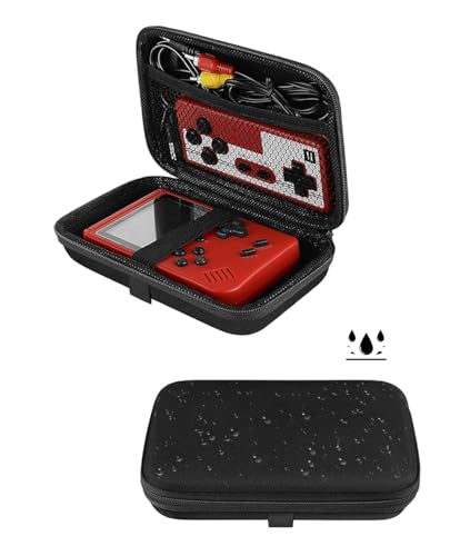 Handheld Game Console Carrying Case, Earphone Storage Case, Travel Retro Mini Game Player Box