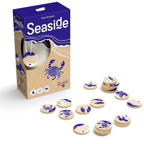 Seaside - Ocean-Themed, Travel Friendly Family Game | Water Resistant | Ages 8+ | 1 to 5 Players | 20 Minutes