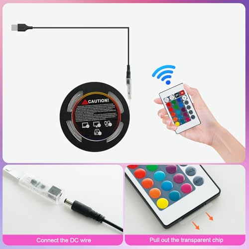 USB 32.8ft LED Strip Lights Color Changing LED Tape Lights with IR Remote Controller and Dimmable LED Strip for Bedroom Cabinet Bar - size: 32.8FT