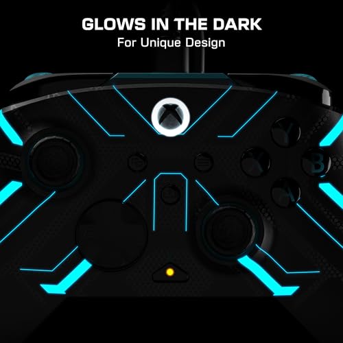 Turtle Beach Rematch Advanced Wired Gaming Controller for Xbox & PC | Xbox Series X|S, Xbox One, PC, 2 Remappable Buttons, Hall-Effect Triggers, Audio Controls, Glows-in-the-Dark, Titan Steel - color: Titan Steel