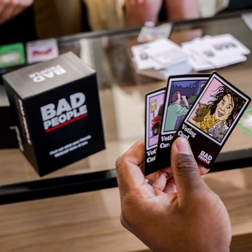 BAD PEOPLE Party Game – Hilarious Adult Card Game for Friends & Game Night | Funny Conversation & Icebreaker Board Game for Parties, Pregames, Social Gatherings & Fun Gift Ideas