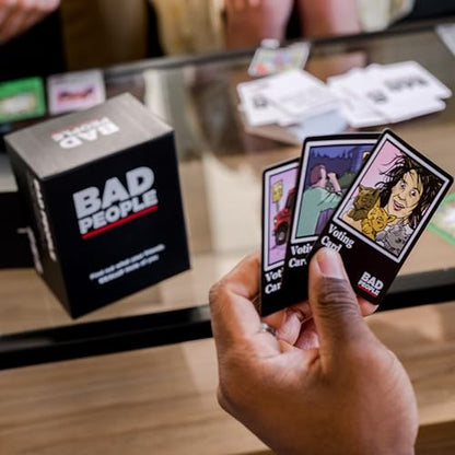 BAD PEOPLE Party Game – Hilarious Adult Card Game for Friends & Game Night | Funny Conversation & Icebreaker Board Game for Parties, Pregames, Social Gatherings & Fun Gift Ideas