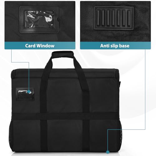 LCD Screens/TVs(up to 2) Transport Tote Bag for 19" - 24" Displays Padded Monitor Carrying Case (NOT FOR IMAC) Travel Bag With Shoulder Strap,Large Accessories Pocket - size: 19-24in (can store two)