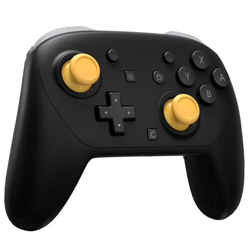eXtremeRate Replacement 3D Joystick for Nintendo Switch 2 Pro Controller, Left Right Analog Stick Thumbsticks with Screwdriver Tools for Switch 2 Pro Controller, Multi-Colors Options - Yellow - color: Yellow