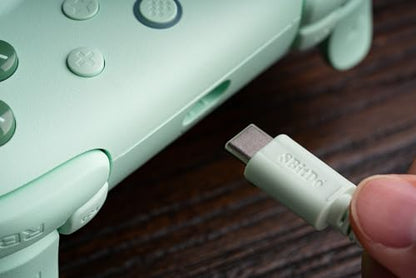 8BitDo Ultimate 2C Wired Controller for Windows PC and Android, with 1000Hz Polling Rate, Hall Effect Joysticks and Hall Triggers, and Remappable L4/R4 Bumpers (Green) - color: Green