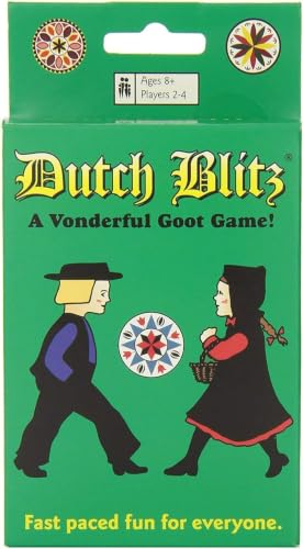 Original Dutch Blitz Card Game and Purple Expansion Pack Bundle with Storage Bag (Purple) - color: Purple