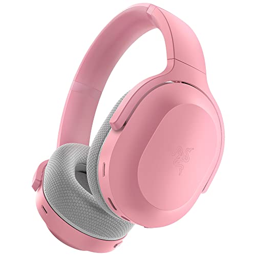 Razer Barracuda Wireless Gaming & Mobile Headset (PC, PlayStation, Switch 2, Android, iOS): 2.4GHz Wireless + Bluetooth - Integrated Noise-Cancelling Mic - 50mm Drivers - 40 Hr Battery - Quartz Pink - color: Pink, size: Standard, style: Barracuda