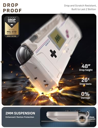 Mumba Blade Series Case for Nintendo Switch 2 [Dock Friendly] [Military-Grade Protection] Switch 2 Grip Protective Cover Shell, Quick-Release Joy-Con, Accessories for Switch 2 Controllers (Gamer) - color: Gamer