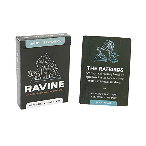 Stellar Factory Ravine Expansion The Spirits, Up to 9 Players | Adds a competitive mode: one player vs. the rest | 4 new card types: Wreckage, Madness, Forage & Night | requires base game