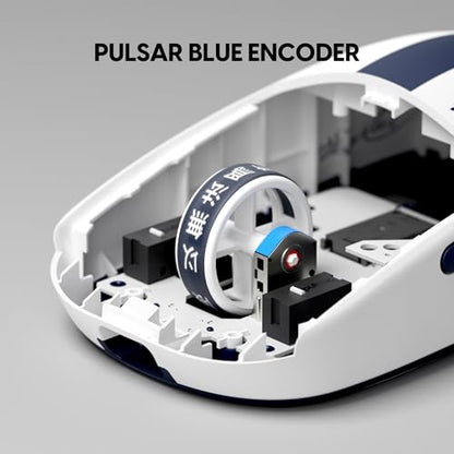 Pulsar Gaming Gears X2 Crazylight Wireless Gaming Mouse, Ultra Lightweight 1.38 oz (39g), Optical Switch, 32000 DPI, 750 IPS, XS-1 Sensor, 8k Compatible (Medium, Bruce Lee 85th Edition) - color: Bruce Lee Edition, size: Medium, style: X2 CrazyLight