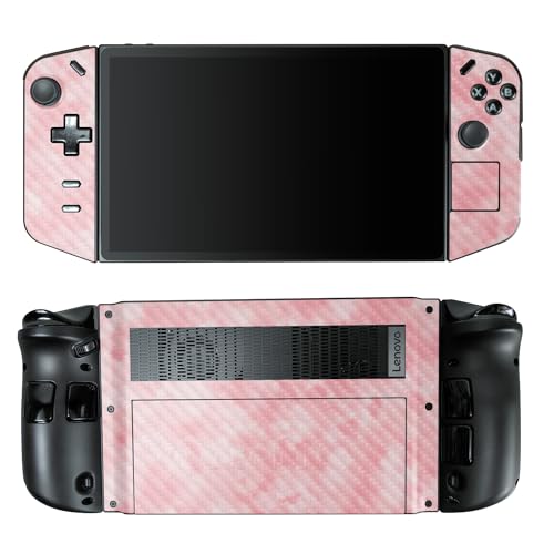 Carbon Fiber Gaming Skin Compatible with Lenovo Legion Go - Cotton Cloud - Premium 3M Vinyl Protective Wrap Decal Cover - Easy to Apply | Crafted in The USA by MightySkins - color: Cotton Cloud, style: Carbon Fiber Textured Finish