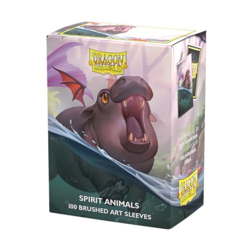 Dragon Shield | Brushed Art Sleeves | The Snortle | 100 CT - Smooth & Tough Premium TCG Sleeves | Compatible with Pokemon, Flesh & Blood, One Piece & Magic the Gathering - color: Spirit Animals: the Snortle