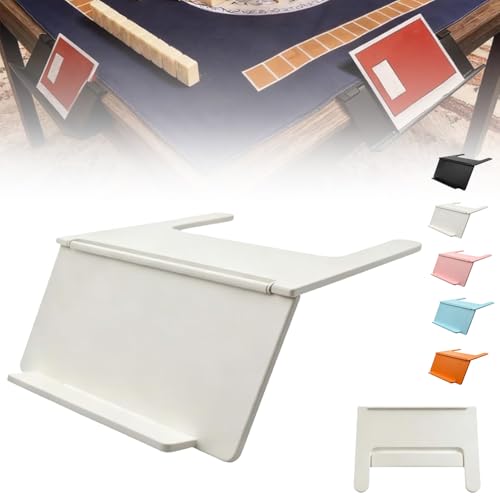 Mahjong Card Holder for Table, Under Mat Slide in Stand Angled Viewing Rack Foldable 3D Printed Space Saving Accessory for American Mahjong Mat (02) - color: A - 02
