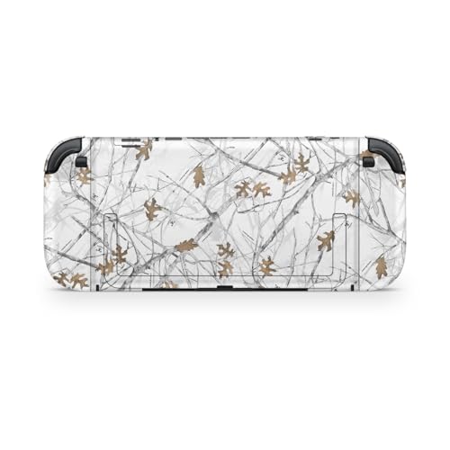 Gaming Skin Compatible with Nintendo Switch 2 Console Only - Conceal Snow - Premium 3M Vinyl Protective Wrap Decal Cover - Easy to Apply | Crafted in The USA by MightySkins - color: Conceal Snow, size: Switch 2 Console Skin Only, style: Matte Finish