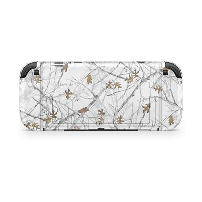 Gaming Skin Compatible with Nintendo Switch 2 Console Only - Conceal Snow - Premium 3M Vinyl Protective Wrap Decal Cover - Easy to Apply | Crafted in The USA by MightySkins - color: Conceal Snow, size: Switch 2 Console Skin Only, style: Matte Finish