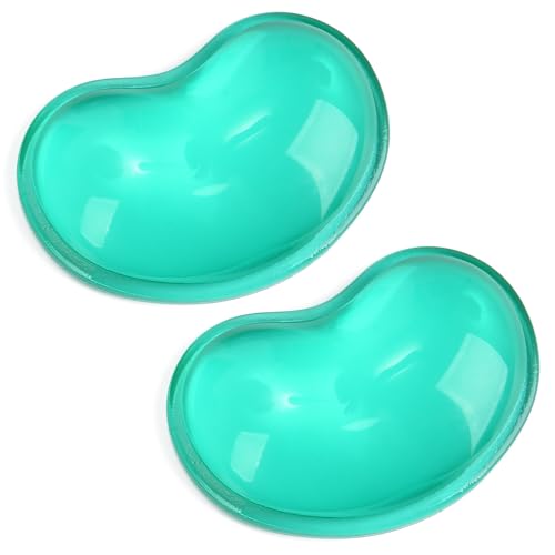 Gel Keyboard & Mouse Wrist Rest Set - Keyboard Wrist Rest Pad & Mouse Support for Office Gaming Pad Computer Laptop Ergonomic Comfortable Pain Relief- Pad Set (Mouse Support Set) - color: Mouse Pad Double - Green