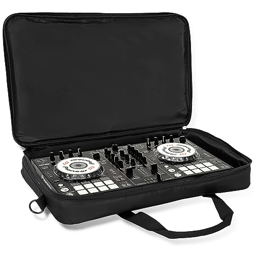 DJ Carrying Case Fits DDJ 200, ddj-wego3, AKAI MK3, Native Maschine Mikro Mk3, Hercules DJ Control Inpulse 200, Numark Party mix, Multi-FX pedals, line 6 helix floor, 16 x 10 x 2.5 Inch, Black - size: 16 x 10 x 2.5 Inch