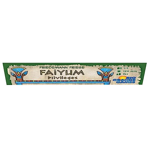 Rio Grande Games Faiyum Privileges Expansion Strategy Card Game, 1-5 Players, Ages 14+