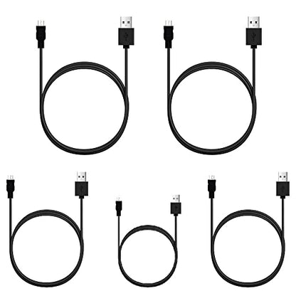 Micro USB Cable, 5 Pack [6FT, 6FT, 3FT, 3FT, 1FT], Fast Charging Cable, High Speed Data Transfer Cable, Android Phone Cable for Samsung Galaxy S7 Edge S6 S5 and More, Trustable - size: 5Pack Mix