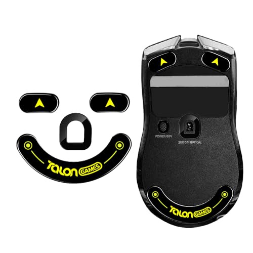 TALONGAMES Curved Edges Ultra Strong Glass Mouse Skates Feet Compatible with Razer Viper V2 Pro Gaming Mouse Feet Replacement,Super Smooth Glide Fast and Durable Sole - color: For Viper V2 Pro