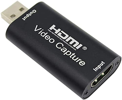 4K Video Capture Card, HDMI to USB Capture Card 1080P for Streaming, Recording, Gaming, Compatible with Nintendo Switch, PS5, Xbox