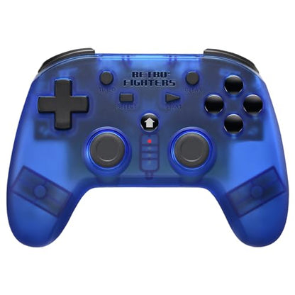 Retro Fighters Defender Next-Gen PS1 - PS2 - PS3 - PS Classic - Switch & PC Compatible Wireless Controller, Blue - color: Blue