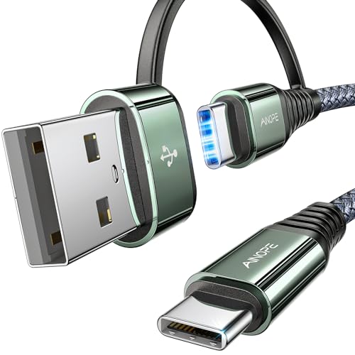 AINOPE USB C to USB C Cable, 3 FT USB C Cable Fast Charging with USB to USB C Adapter, 60W USB to USBC Cable for iPhone 17 Pro Max Air Type C Cable for iPhone 16/15/14/13/12, Grey - color: Grey, size: 3FT