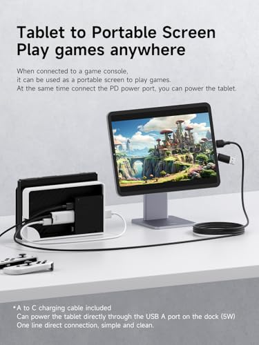 Hagibis USB3.0 Video Capture Card with 100W PD, HDMI to USB A/USB C Capture Cable 1080P@60fps YUY2 MJPEG MS2130 for Quest 3 2 Pro VR Switch2 PS4/5 Live Broadcast, Gaming, Streaming, Recorder