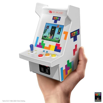 My Arcade Tetris Micro Player Pro: Mini Arcade, Handheld Video Game, 2.75" Screen, Tetris Game - style: Tetris