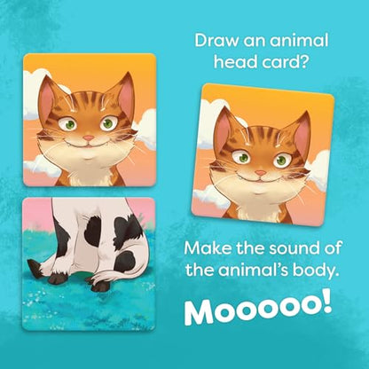 HABA Mixalotl: Fast-Paced Animal Matching Game for Kids Ages 4+, Family Card Game with Mixed-Up Sounds & Reactions, Fun for Children and Adults