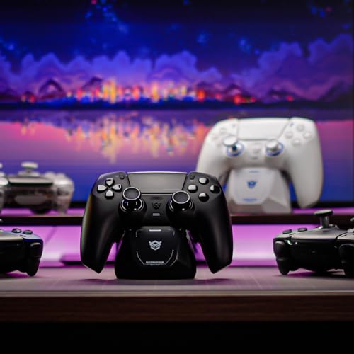 HEXGAMING PlayVital Controller Stand Display Gamepad Holder Only Fit for HEX Phantom Controller - Black - color: Black