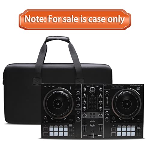 LTGEM DJ Controller Case for Hercules DJControl Inpulse 500 / Hercules DJControl Inpulse 300 MK2 - Hard Storage Travel Protective Carrying Bag - size: Hercules Inpulse 500