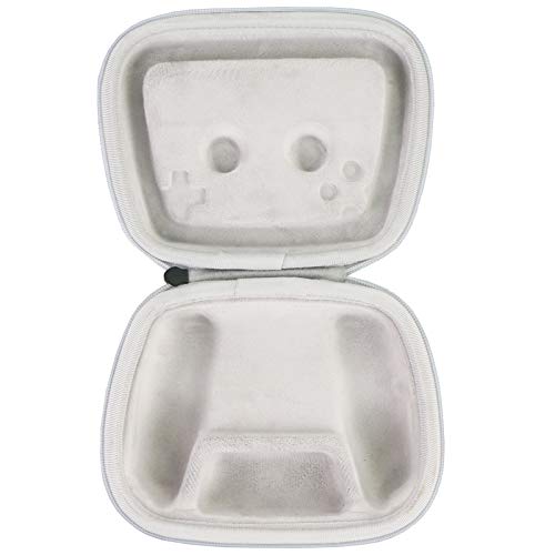 Baval Hard Case for Playstation 5 PS5 DualSense Wireless Controller | Protective Storage Box, Specifically Design for PS 5 Controller, Soft Velvet Lining, Customized Slots, Snug Fit, White Case - color: White Hard Case