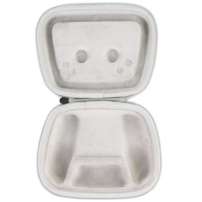Baval Hard Case for Playstation 5 PS5 DualSense Wireless Controller | Protective Storage Box, Specifically Design for PS 5 Controller, Soft Velvet Lining, Customized Slots, Snug Fit, White Case - color: White Hard Case