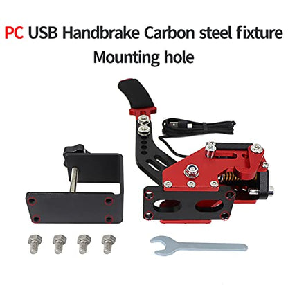 Dcutn 16Bit PC USB Handbrake for SIM Racing Games G920/27/29 T500 T300 LFS/DiRTRally / DiRT4/Project CARS/DRIVECLUB/Asset to Corsa/ WRC8