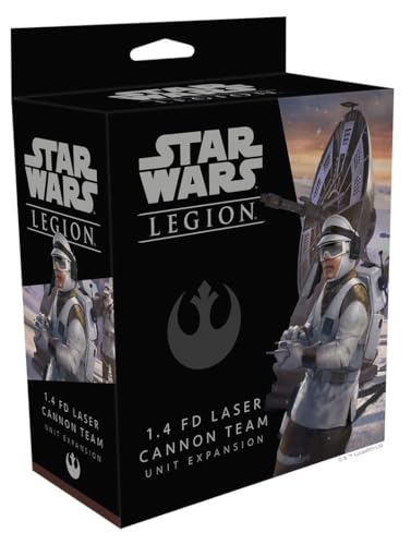 Star Wars: Legion 1.4 FD Laser Cannon Team UNIT EXPANSION - Tabletop Miniatures Game, Strategy Game for Kids and Adults, Ages 14+, 2 Players, 3 Hour Playtime, Made by Atomic Mass Games - style: Rebel Expansions: 1.4 FD Laser Cannon Team