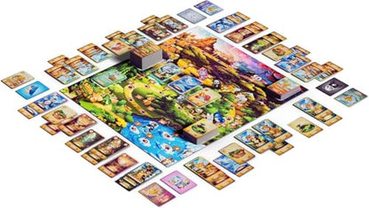 Family Board Game - Build Your Own Animal Zoo - Strategy Card Game for Kids and Adults - Fun Game Night Party Game - 1 to 6 Players Ages 7 and Up