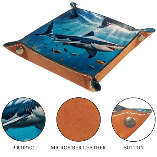 Underwater Shark Dice Tray Dice Rolling Tray Folding Dice Holder for Dice Games, Like RPG, DND and Other Table Games - color: Multi 13