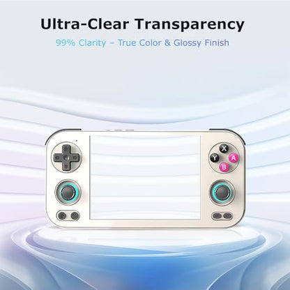 【2Pack】 for Anbernic RG476H Retro Handheld Game Console Screen Protector – 9H Tempered Glass, Anti-Scratch, HD Clarity, Touch Sensitive, Easy Installation, Anti-Fingerprint, Bubble-Free