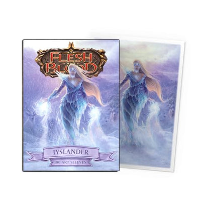 Dragon Shield | Flesh & Blood Art Sleeves | 100 CT - Smooth & Tough Premium TCG Sleeves | Compatible with Pokemon, One Piece & Magic the Gathering | Lyslander, Elemental Wizard - color: Lyslander, Elemental Wizard