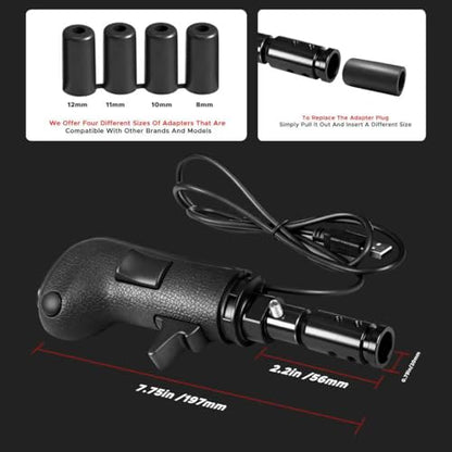 Staidkare USB American Truck Simulator Shifter 18 Speed Gear Shift Knob for PC ATS ETS2 | Compatible with Logitech G27 G29 G920 Thrustmaster TH8A Fanatec Sim Racing Wheels