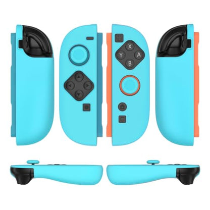 TNP JoyCon Cover for Nintendo Switch 2 Controller Case, Light Blue | 2-Piece Anti-Slip Skin Set for Left and Right Joy-Con 2 Controllers with Matching Thumb Grip Caps; Controllers Not Included - color: Light Blue