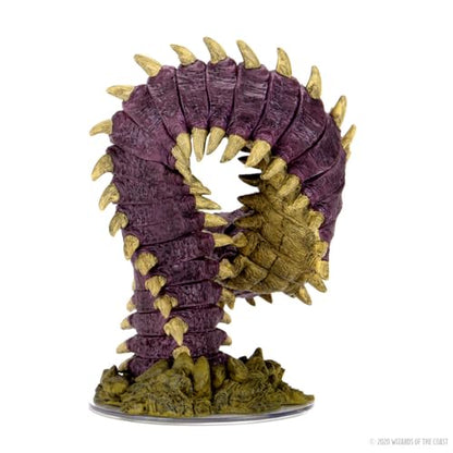 WizKids D&D Icons of The Realms: Fangs and Talons - Purple Worm Premium Set - style: Purple Worm