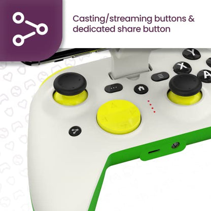 ESL Gaming Controller for iOS iPhone – Wired Gamepad with Triggers, Power Pass Through Charging, D-Pad & Headphone Socket - Handheld Game Console Accessory with ZeroG Mobile Device Holder