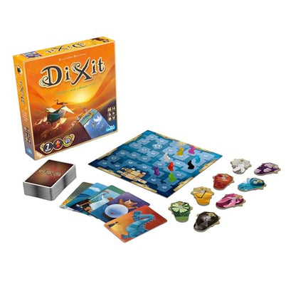 Asmodee Dixit Board Game - Award-Winning Storytelling Party Games for Adults & Kids, Creative Imagination, Parties with Friends, Family Fun for Adults, 3-6 Players Ages 8+, 30 Minute Playtime - style: Dixit