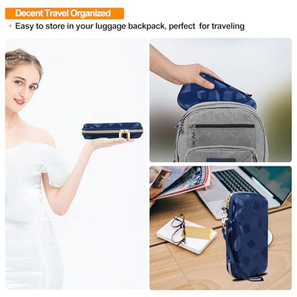 Elonbo Carrying Case for TaddToy/WELLST·G/Beijue/FAMILY POCKET/CCTU/X- JOYKIDS/GREENCREEK/Beico/KAVOYI/GuaiyeyeAP/TEBIYOU Handheld Game Console, Portable Electronic Gaming Player Bag, Blue - color: Blue