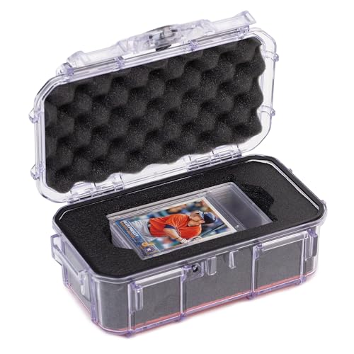 Evergreen Collector Cases - Trading Card Storage - 8 Graded or Magnetic Slab Compatible with PSA BGS SGC Baseball Basketball YuGiOh (Clear) - color: Clear, size: 8 Slabs