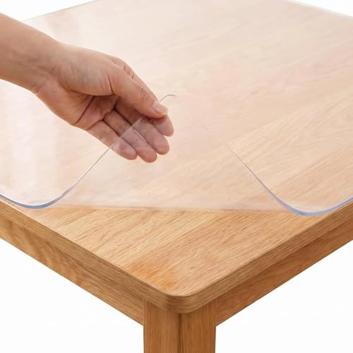 11 x 15 Inch Rectangle Furniture Clear Plastic Cover Tablecloth Protector Coffee Dining Conference Table Top Wipeable Protective Pad Office Desk Side Tabletop Topper Cover Soft Glass Pad Mat Vinyl - color: Clear Table Pads 1.5mm, size: 15" x 11" (Rectangu