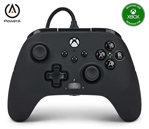 PowerA FUSION Pro 3 Wired Controller for Xbox Series X|S, Xbox One, Mappable Advanced Gaming Buttons, Xbox Controller, Trigger Locks, Black, Officially Licensed for Xbox - style: FUSION Pro 3