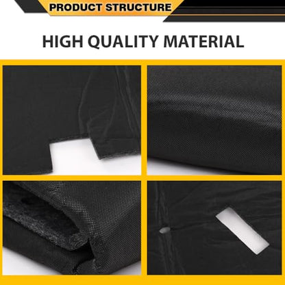 CNNELL Hood Insulation Pad 1/2" with Clips Compatible with 2000-2006 Chevrolet Tahoe & Suburban Black - style: 2000-2006 Chevy Tahoe/Suburban